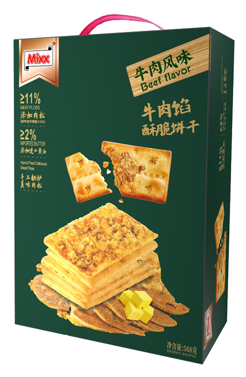 คุกกี้กรอบไส้เนื้อ (588 กรัม)